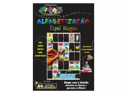 PAPEL MAGICO - ALFABETIZACAO A4 1FL C/ BASTAO