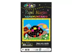 PAPEL MAGICO ALFANUMERICO A4 1FL C/ BASTAO