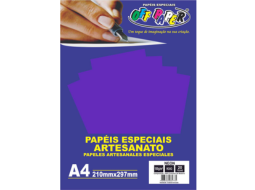 PAPEL NEON ROXO A4 180G C/20 FLS