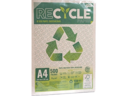 PAPEL RECYCLE PAPER A4 75G C/500FLS FSC RECICLADO