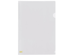 PASTA EM L 230X325 TRANSPARENTE PC/10