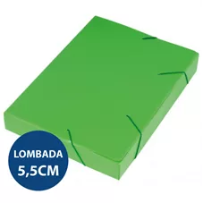 PASTA PLAST.ALVEOLAR C/EL.OF 5,5CM VERDE PC/10