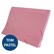 PASTA PP SANF A4 C/12DIVISORIAS LOLIPOP RS PASTEL