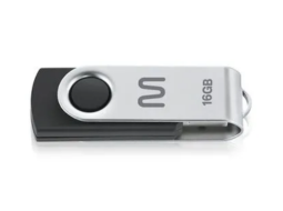 PENDRIVE TWIST PRETO 16GB