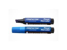 PINCEL MARCADOR AVULSO CX/12 AZUL