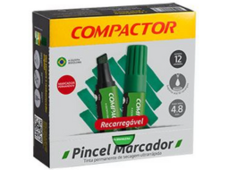 PINCEL MARCADOR AVULSO CX/12 VERDE