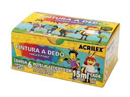 PINTURA A DEDO 15ML PC/6CX