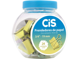 PRENDEDOR METALICO OURO POTE C/24