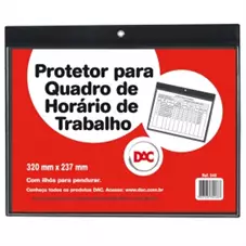 PROTETOR P/QUADRO HORARIO C/ILHOS 320X237