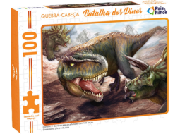 QUEBRA CABECA 100 PCS BATALHA DOS DINOS