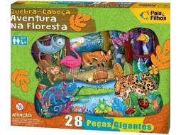 QUEBRA CABECA 28 PCS GIGANTE AVENTURA NA FLORESTA