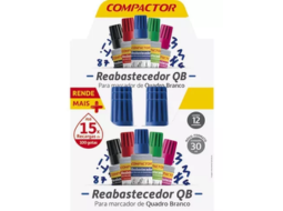 REABASTECEDOR P/MARCADOR QB 30ml-CX/12 VERMELHA