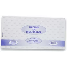 RECIBO ALUGUEL C/CANHOTO 50FL PC/10BL