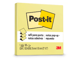 REFIL POP UP R330 AMARELO C/100 76X76