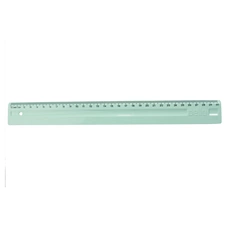 REGUA DE 30 CM SERENA VERDE PASTEL PC/10