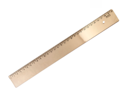 REGUA DE 30CM NEW LINE OURO PC/10
