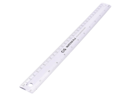 REGUA FLEXIVEL  30 CM NATARAJ CX C/10