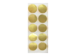 SELO DECORATIVO - BOLA OURO PC/200UN