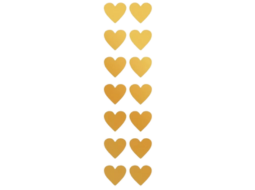 SELO DECORATIVO - CORACAO OURO PC/200UN