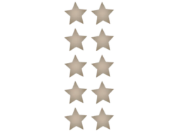 SELO DECORATIVO - ESTRELA PRATA PC/200UN