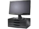 SUPORTE P/ MONITOR BLACK PIANO 3 GAVETAS