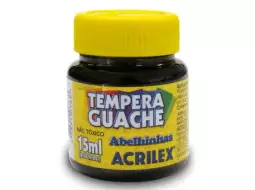 TEMPERA GUACHE 15ML 520 CX/12 PRETO