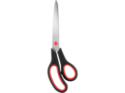 TESOURA DE ACO INOX 24,5CM CABO EMBORRACHADO