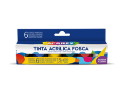 TINTA ACRILICA FOSCA PC/3CX C/6CORES