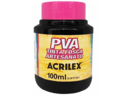 TINTA FOSCA P/ARTESANATO 100ML 520 CX/6 PRETO