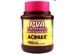 TINTA FOSCA P/ARTESANATO 100ML 814 CX/6 CHOCOLATE