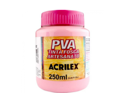 TINTA FOSCA P/ ARTESANATO 250ML PC/3UN ROSA