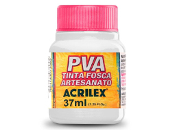 TINTA FOSCA P/ ARTESANATO 37ML CX/12 BRANCO