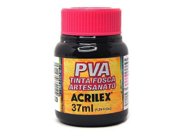 TINTA FOSCA P/ ARTESANATO 37ML CX/12 PRETO