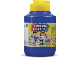 TINTA GUACHE 250 ML AZUL TURQUESA 501 PC/3