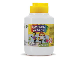 TINTA GUACHE 250 ML BRANCO 519 PC/3