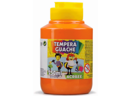 TINTA GUACHE 250 ML LARANJA 517 PC/3