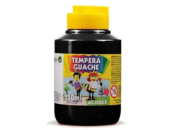 TINTA GUACHE 250 ML PRETO 520 PC/3