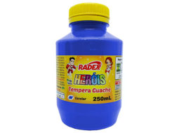 TINTA GUACHE ESCOLAR 250ML AZ ESCURO PC/3