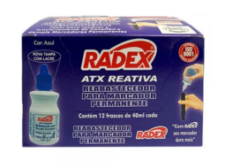 TINTA REAB.ASUPER RADEX ATX 40ML C/12 AZUL