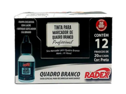 TINTA REAB.ASUPER RADEX MARC.Q.BCO PRETO C/12