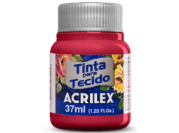 TINTA TECIDO FOSCA 37ML 509 CX/12 VM CARMIM