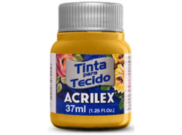 TINTA TECIDO FOSCA 37ML 573 CX/12 OCRE OURO