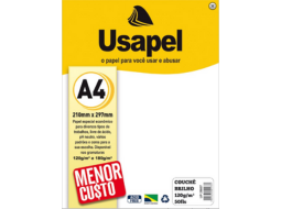 USAPEL COUCHE BCO 120G/M2 210X297MM(A4) 50FLS