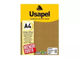 USAPEL KRAFT NAT 120G/M2 210X297MM(A4) 50FLS