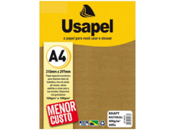 USAPEL KRAFT NAT 180G/M2 210X297MM(A4) 50FLS