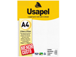 USAPEL LIN BCO 180G/M2 210X297MM(A4) 50FLS